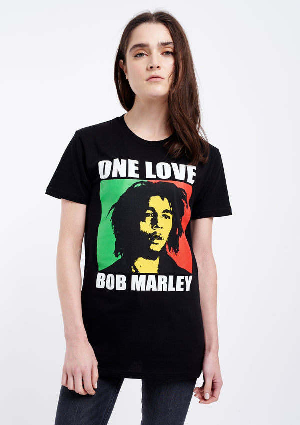 Bob Marley One Love Women's Black Tee