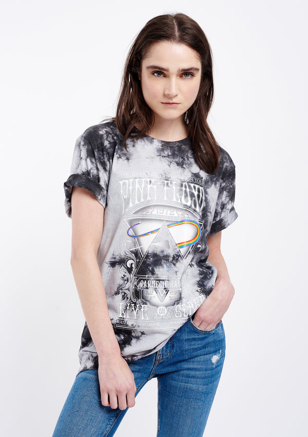 Pink Floyd Band Women's Tie Dye Tee