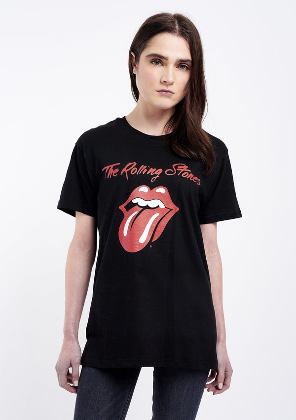 Rolling Stones Band Women's Black Tee