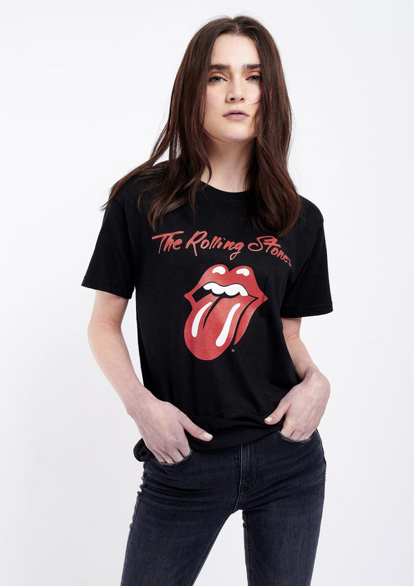 Rolling Stones Band Women's Black Tee