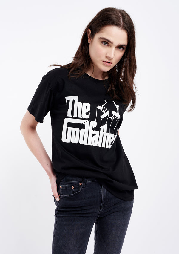 The Godfather Women's Black Tee