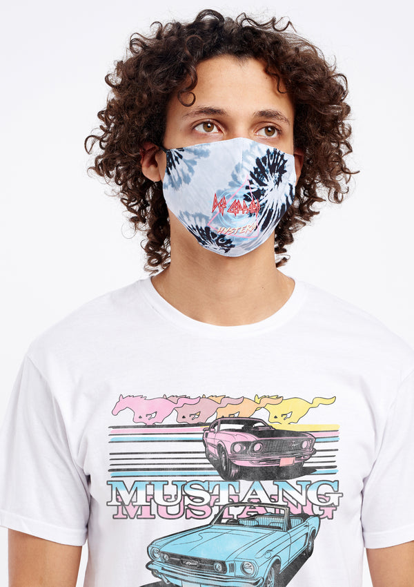 Adult Unisex Def Leppard Hysteria Non-Medical Tie Dye Face Mask