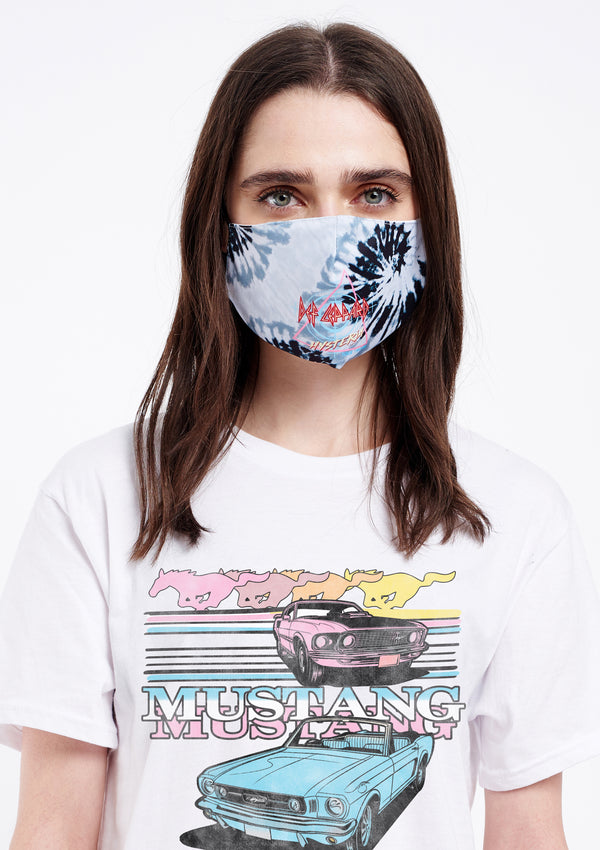 Adult Unisex Def Leppard Hysteria Non-Medical Tie Dye Face Mask