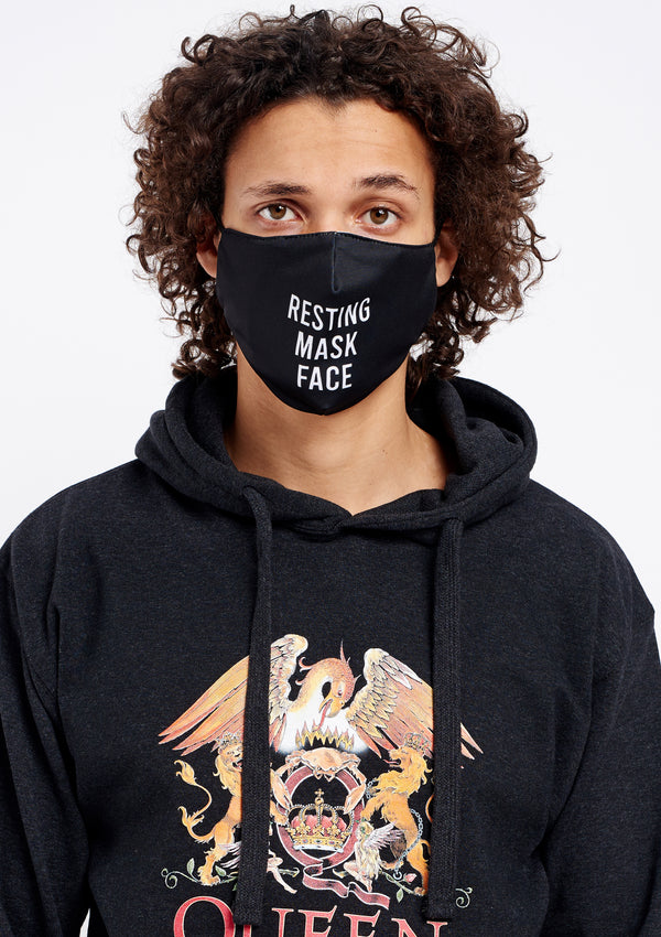 Adult Unisex Resting Mask Face Non-Medical Face Mask