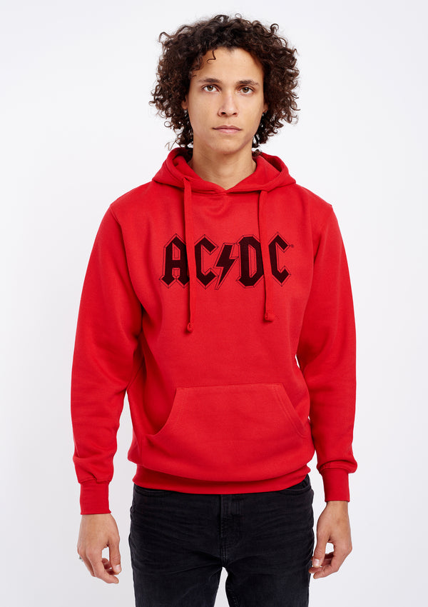 AC/DC Band Men's Red Hoodie