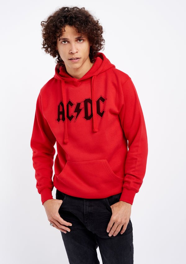 AC/DC Band Men's Red Hoodie