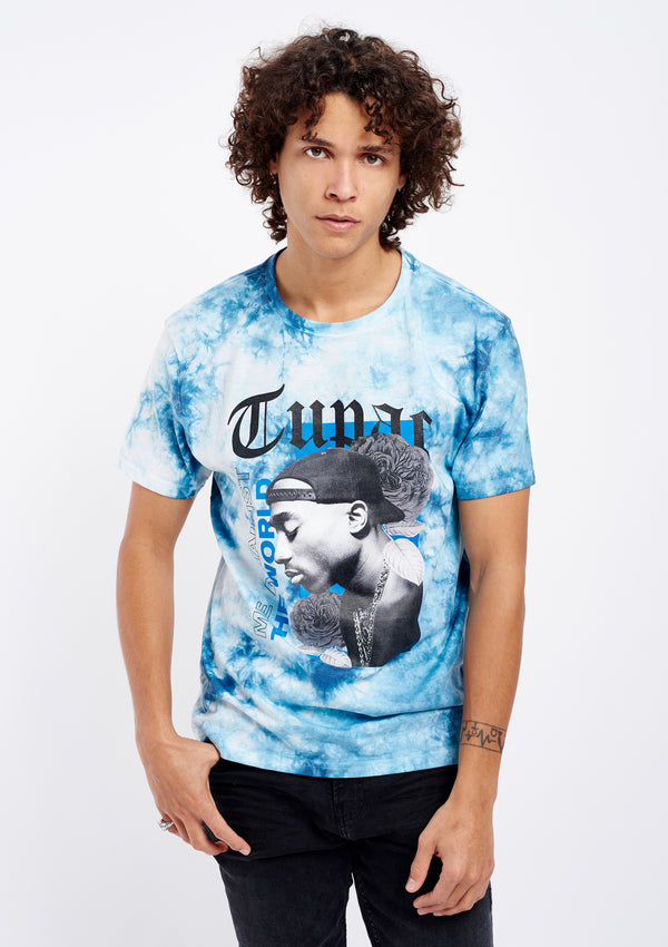 Tupac Me Against The World Men's Tie Dye Tee