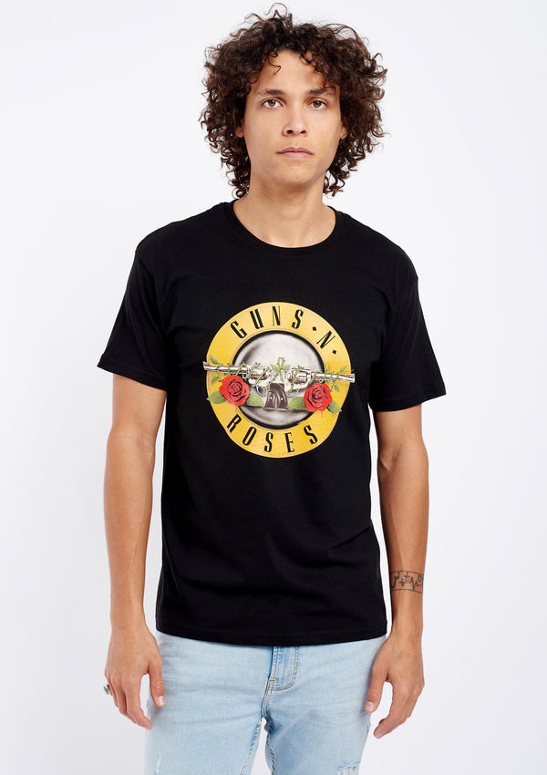 Guns N' Roses Band Men's Black Tee