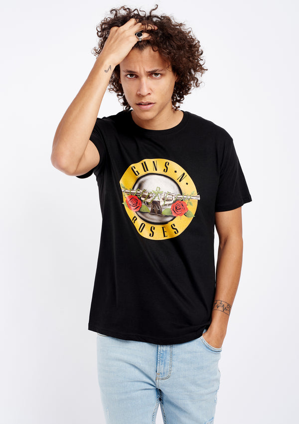 Guns N' Roses Band Men's Black Tee