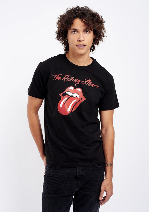 Rolling Stones Band Men's Black Tee